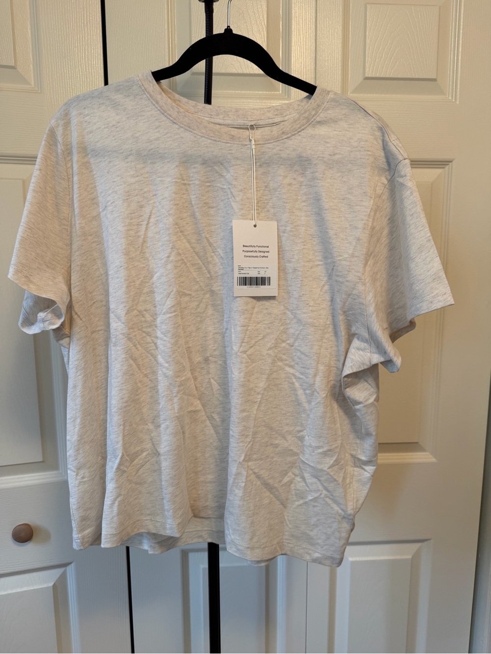 Everlane Women’s Short Sleeve Crew Tee - oatmeal